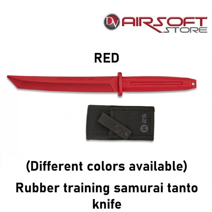 K 25 Rubber training samurai tanto knife