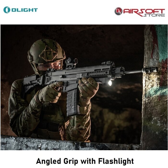 Angled Grip with Flashlight Airsoft Store