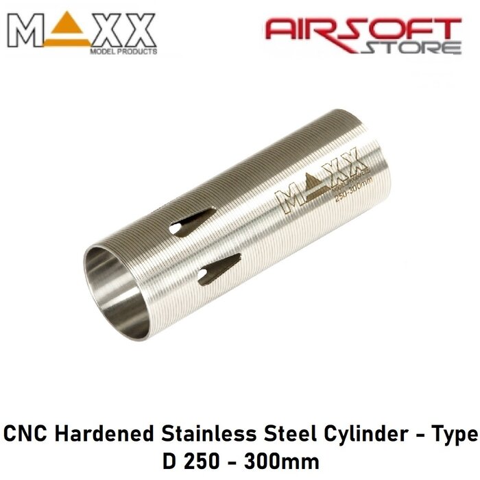 Maxx Model CNC Hardened Stainless Steel Cylinder - Type D 250 - 300mm