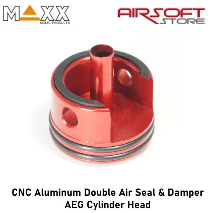 Maxx Model CNC Aluminum Double Air Seal & Damper AEG Cylinder Head