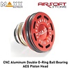 Maxx Model CNC Aluminum Double O-Ring Ball Bearing AEG Piston Head