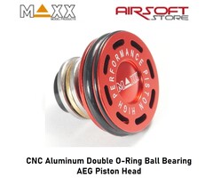 Maxx Model CNC Aluminum Double O-Ring Ball Bearing AEG Piston Head
