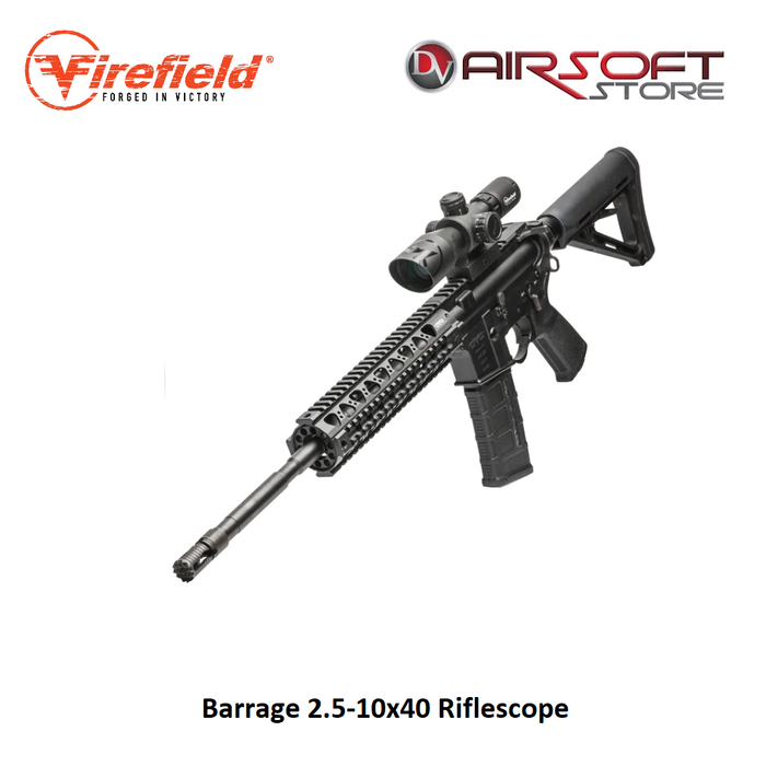 Firefield Barrage 2.5-10x40 Riflescope