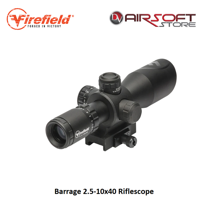 Firefield Barrage 2.5-10x40 Riflescope