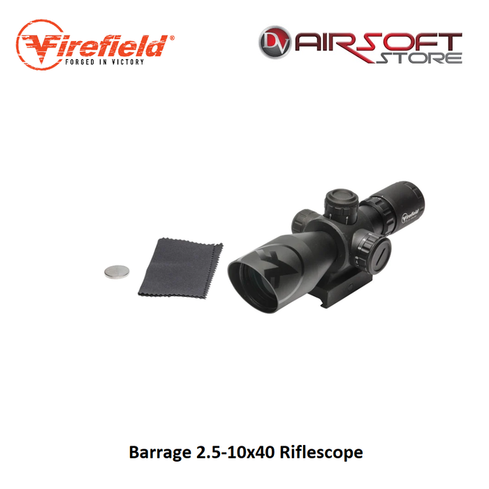 Firefield Barrage 2.5-10x40 Riflescope