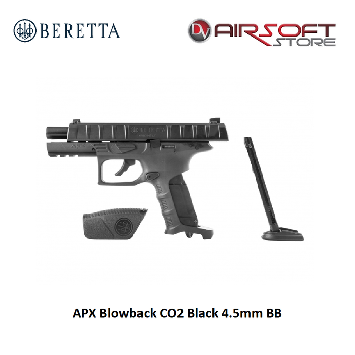 Beretta APX Blowback CO2 Black 4.5mm BB