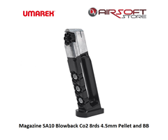 UMAREX Magazine SA10 Blowback Co2 8rds 4.5mm Pellet and BB
