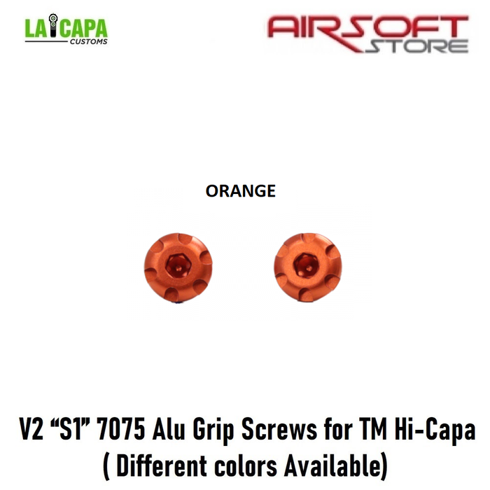 LA Capa Customs V2 “S1” 7075 Alu Grip Screws for TM Hi-Capa