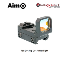 AIM-O - Viseur Point Rouge M21 Reflex, Noir pour Airsoft - Safe