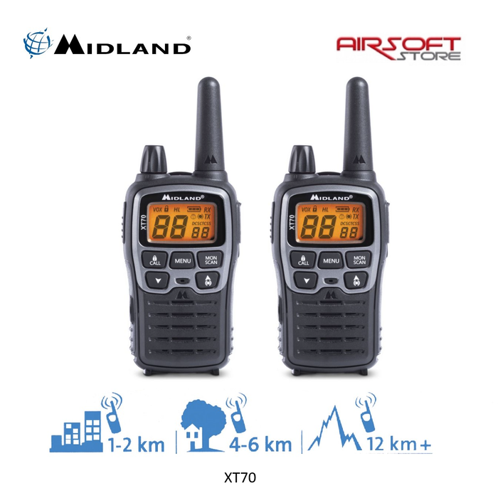 Midland XT70 Walkie Talkies