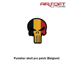 Punisher skull pvc patch (Belgium)