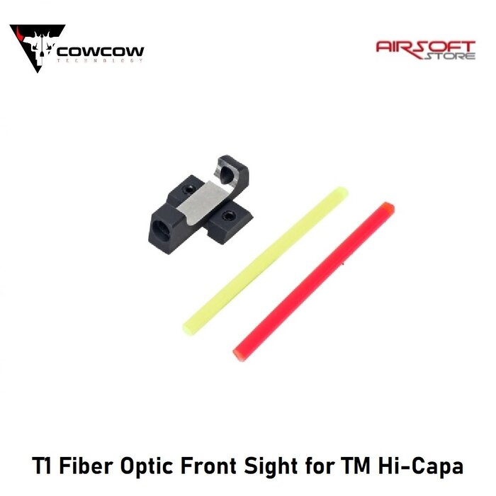 CowCow Technology T1 Fiber Optic Front Sight for TM Hi-Capa
