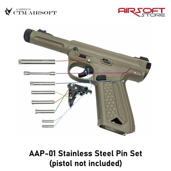 CTM Airsoft AAP-01 Stainless Steel Pin Set
