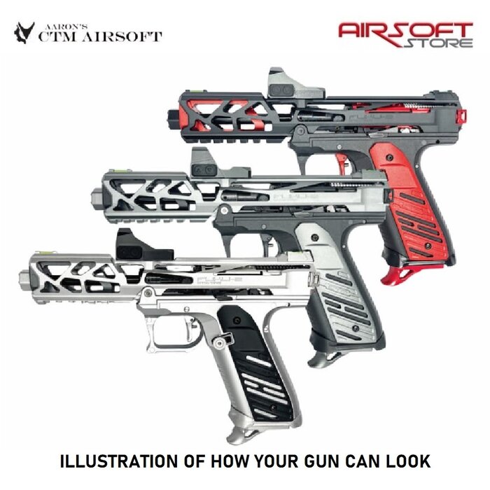 CTM Airsoft AAP-01/C FUKU-2 CNC Upper Slide - SKELETON