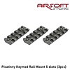 VFC Picatinny Keymod Rail Mount 5 slots (3pcs)
