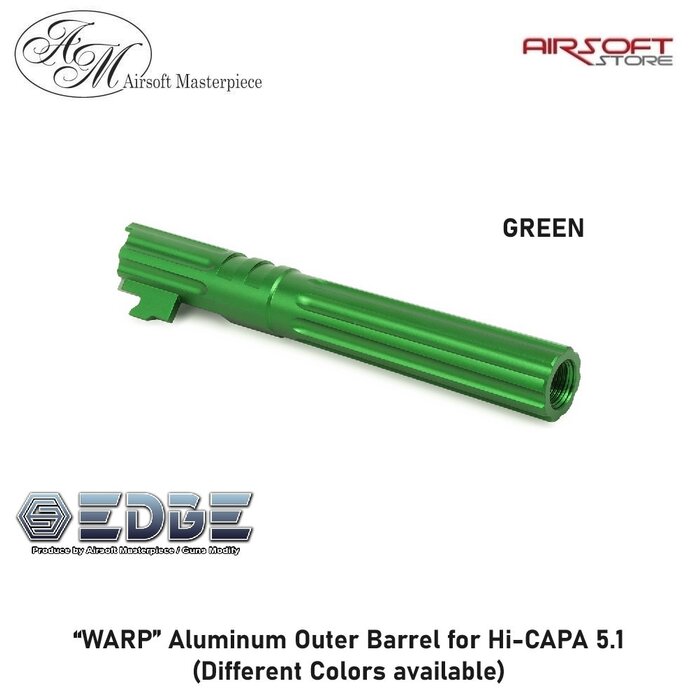 EDGE “WARP” Aluminum Outer Barrel for Hi-CAPA 5.1