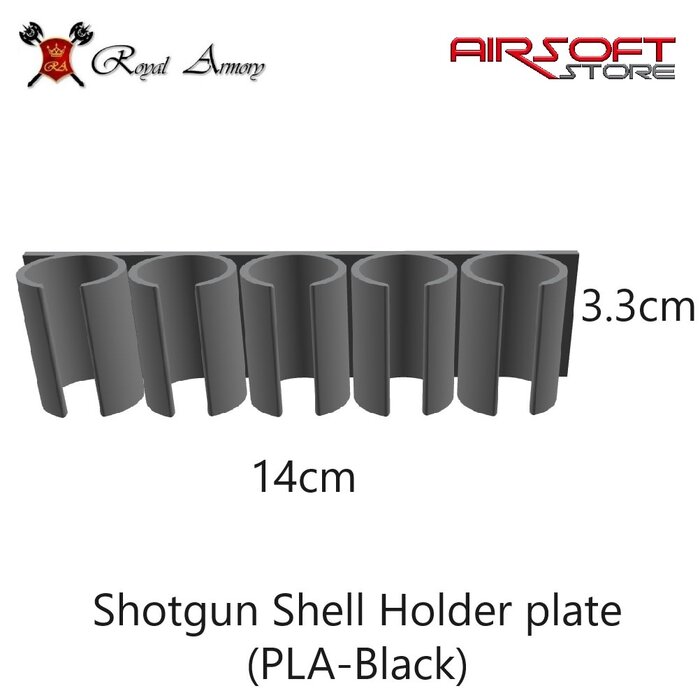 Royal Armory Shotgun Shell Holder plate (PLA-Black)