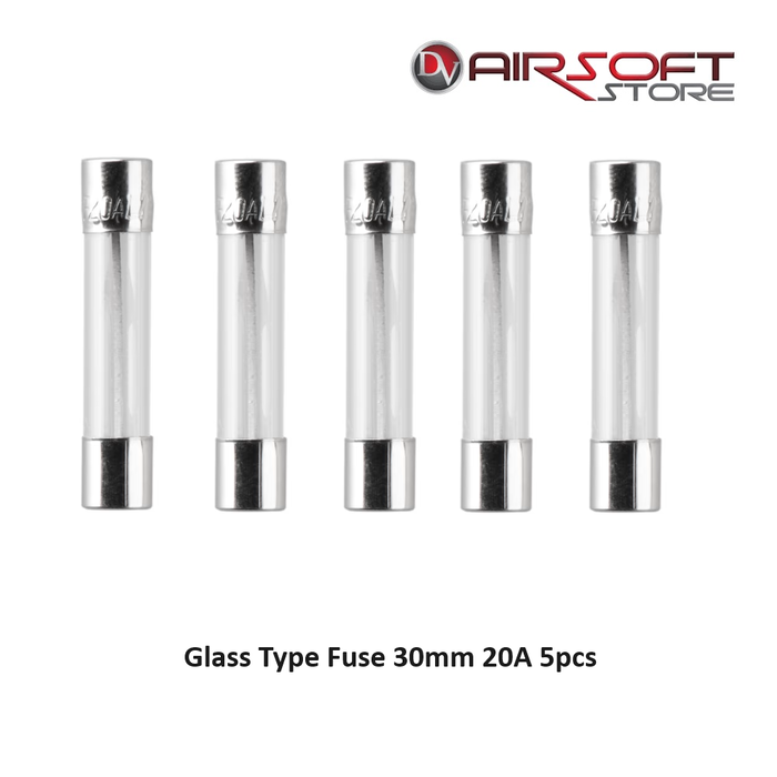 Nimrod Glass Type Fuse 30mm 20A 5pcs