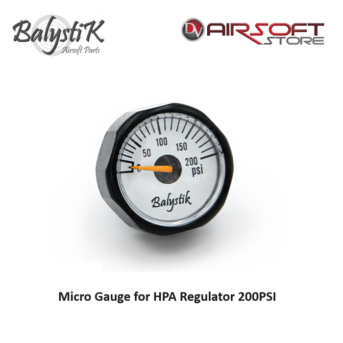 Balystik Micro Gauge for HPA Regulator 200PSI