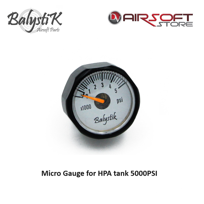 Balystik Micro Gauge for HPA tank 5000PSI