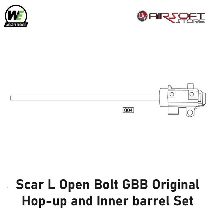WE (Wei Tech) Scar L Open Bolt GBB Original Hop-up and Inner barrel Set
