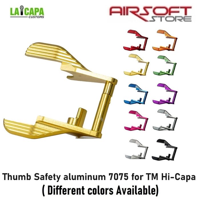 LA Capa Customs Thumb Safety aluminum 7075 for TM Hi-Capa