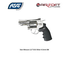 ASG Dan Wesson 2,5"CO2 Silver 4.5mm BB
