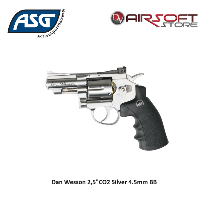 ASG Dan Wesson 2,5"CO2 Silver 4.5mm BB