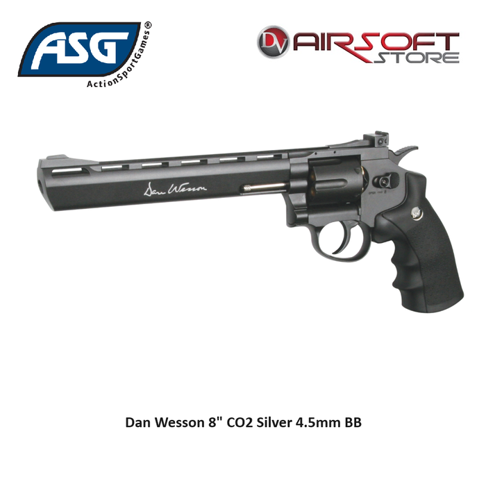 ASG Dan Wesson 8" CO2 GREY 4.5mm BB