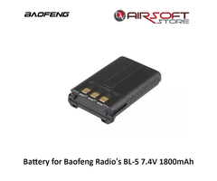 Baofeng Battery for Baofeng Radio's BL-5 7.4V 1800mAh