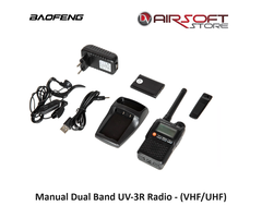 Baofeng Manual Dual Band UV-3R Radio - (VHF/UHF) 2W