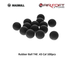 Madbull Rubber Ball T4E .43 Cal 100pcs