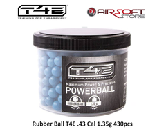 T4E Rubber Ball T4E .43 Cal 1.35g 430pcs