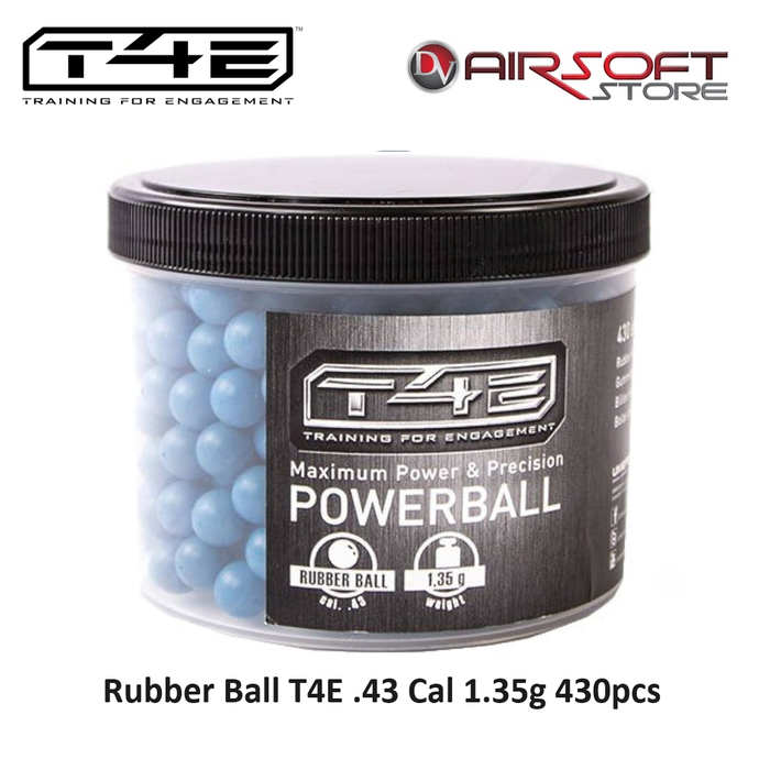 T4E Rubber Ball T4E .43 Cal 1.35g 430pcs