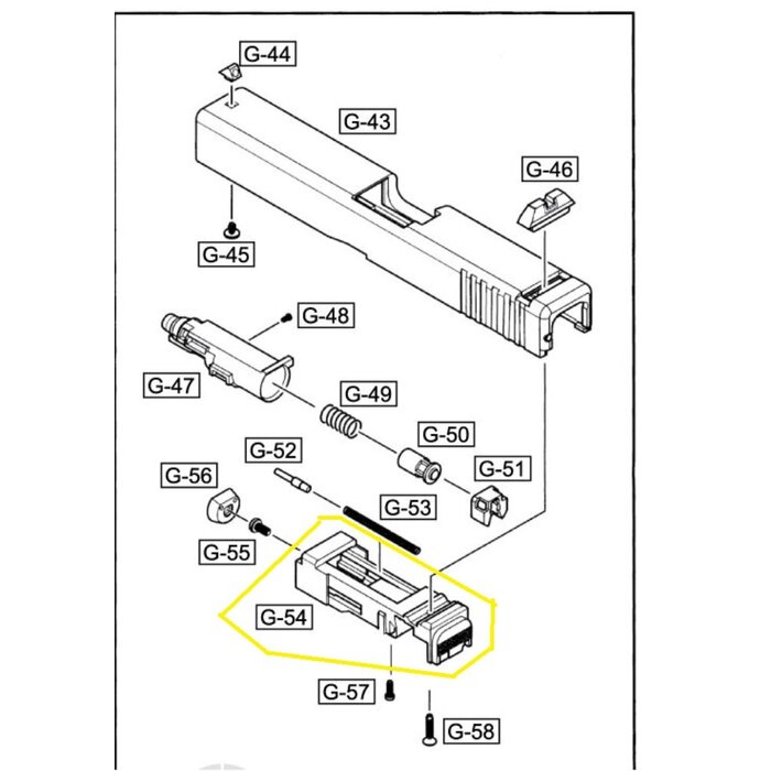 WE (Wei Tech) WE17 Nozzle Housing