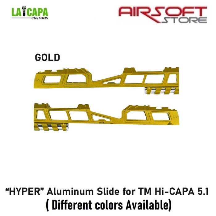 LA Capa Customs “HYPER” Aluminum Slide for TM Hi-CAPA 5.1