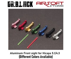 DR BLACK Aluminum Front sight for Hicapa 5.1/4.3