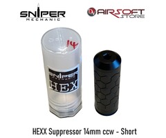 SniperMechanics HEXX Suppressor 14mm ccw - Short