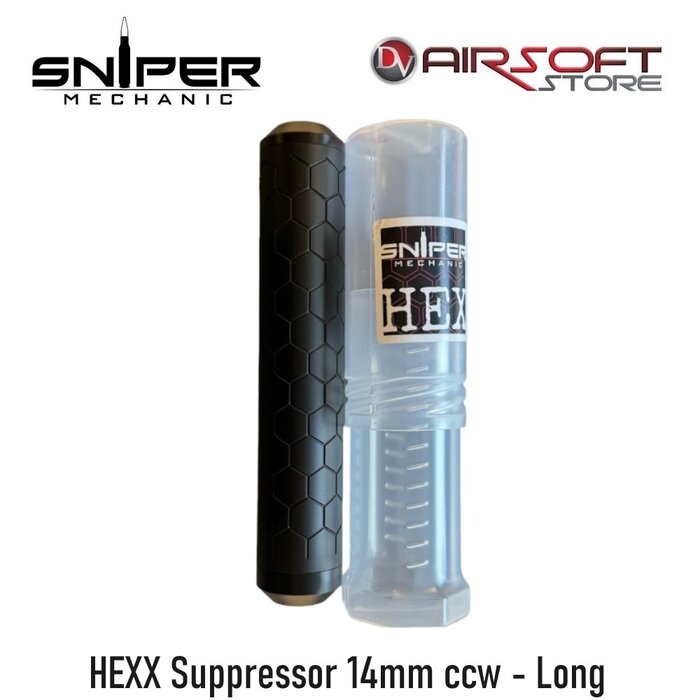 SniperMechanics HEXX Suppressor 14mm ccw - Long