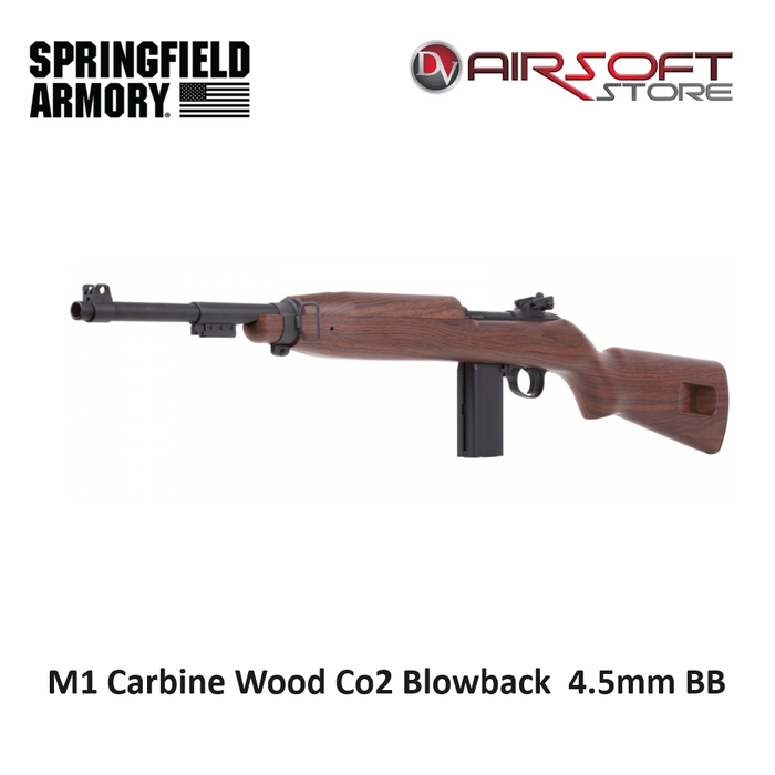 Springfield Armory M1 Carbine Wood Co2 Blowback  4.5mm BB