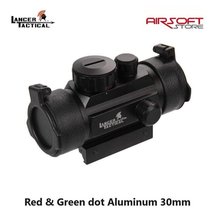 Lancer Tactical Red & Green dot Aluminum 30mm