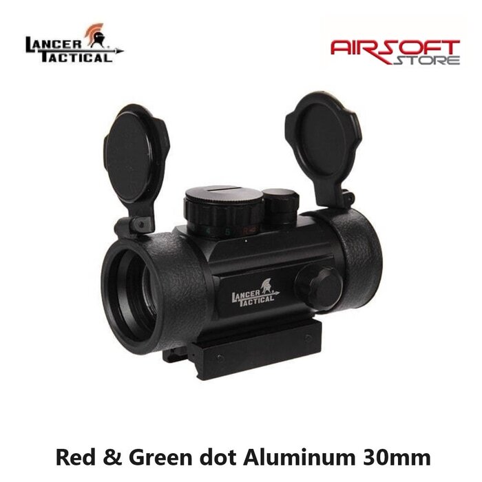 Lancer Tactical Red & Green dot Aluminum 30mm