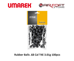 UMAREX Rubber Balls .68 Cal T4E 3.01g 100pcs