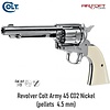 Colt Revolver Colt Army 45 CO2 Nickel (pellets  4.5 mm)