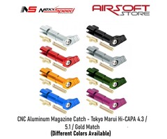 Nexxspeed CNC Aluminum Magazine Catch - Tokyo Marui Hi-CAPA 4.3 / 5.1 / Gold Match