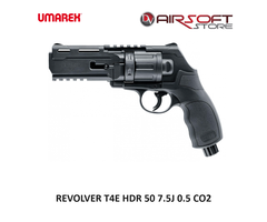 UMAREX REVOLVER T4E HDR 50 7.5J 0.5 CO2