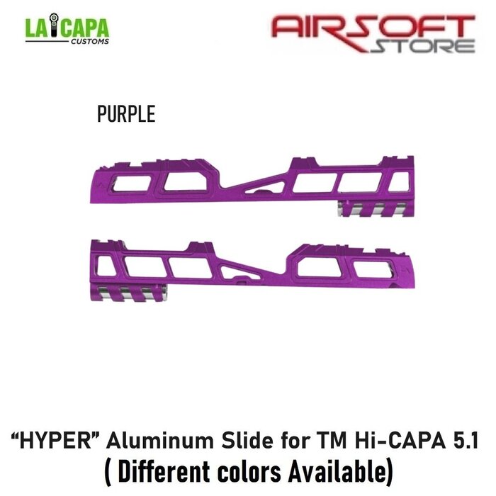 LA Capa Customs “HYPER” Aluminum Slide for TM Hi-CAPA 5.1