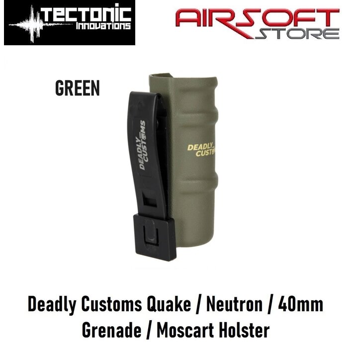 Tectonic Innovations Deadly Customs Quake / neutron / 40mm Grenade / Moscart Holster (OD)