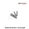 Toolcraft Cilindrical Pen dia 3mm x +-36.5 mm length
