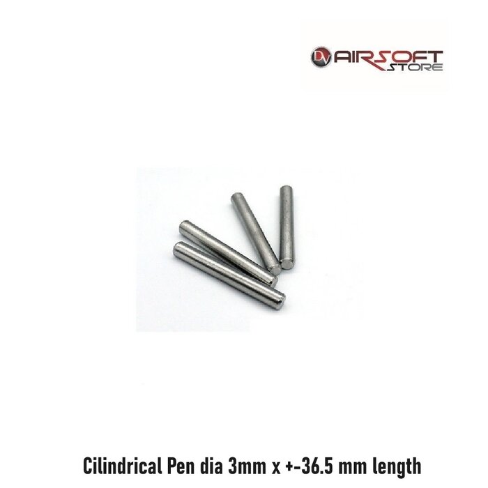 Toolcraft Cilindrical Pen dia 3mm x +-36.5 mm length